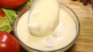 sauce salade mayonnaise  sauce vinaigrette mayonnaise  salad dressing sauce recipe [upl. by Assirehs]