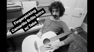 Fingerpicking Frank Zappas quotCamarillo Brilloquot Intro w Tabs Guitar Lesson [upl. by Aniretake]