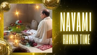 navratri special  navami hawan time  indianfestival  happynavratri [upl. by Oeht]