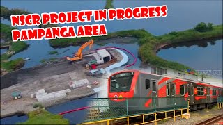 nscr project in progress pampanga area V 450  pnr nscr update [upl. by Sudhir602]