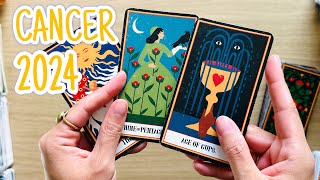 CANCER  quotYOUR 2024 NEW YEAR HERES WHAT TO EXPECTquot 2024 Tarot Reading [upl. by Enelyw431]