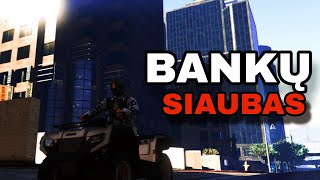 🔴LIVE  BANDOM CENTRINĮ BANKĄ   GTA ROLEPLAY LIETUVIŠKAI  SIDESTORYLT [upl. by Assir]