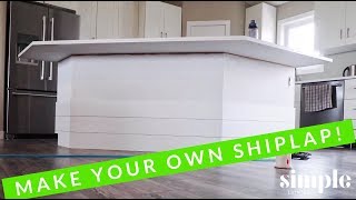 DIY Shiplap on the cheap [upl. by Franni]