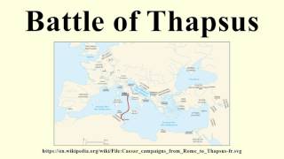 Battle of Thapsus [upl. by Leimaj717]