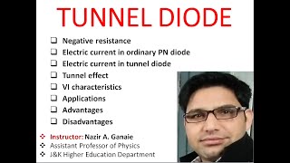 Tunnel Diode [upl. by Largent]