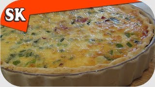 QUICHE LORRAINE RECIPE  Family Budget Meal [upl. by Aisnetroh]