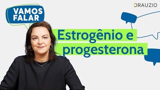 Qual a função do estrogênio e da progesterona [upl. by Annasus]