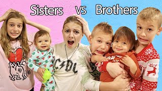 WHOS The BEST BABYSITTER Brothers Vs Sisters The Movie [upl. by Yahiya]