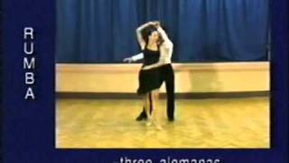 Rumba dance steps 14 ThreeAlemanas [upl. by Aissela]