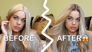 Amazon Bestselling Wig under 100  Highlight Ombre Lace Front Human Hair Body Wave Wig amazonwigs [upl. by Enattirb]