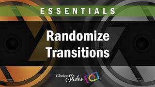 Photopia Essentials  Randomize Transitions [upl. by Eillim]