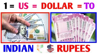 1 Us Dollar To Indian Rupees Rate  Us Dollar In Indian Rupees Exchange Price [upl. by Nnylirak]