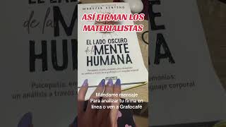 Así firman los materialistas  shorts [upl. by Samuelson]