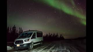 Aurora Borealis in Yellowknife Canada April 2018 [upl. by Anrapa]