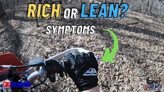 How To Tell If Your Dirt Bike Is Running RICH Or LEAN [upl. by Marguerite]