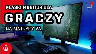 MONITOR VA dla GRACZY  Test AOC Q27G2U [upl. by Adnohsirk979]