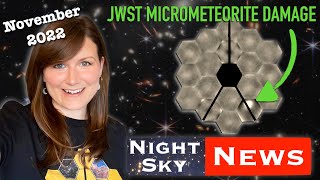 JWSTs plan to avoid micrometeorites and Artemis 1 arrives at the Moon  Night Sky News Nov 22 [upl. by Silecara235]