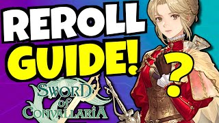 Sword Of Convallaria REROLL GUIDE Giveaway [upl. by Hector]