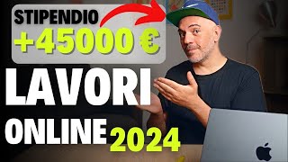 LAVORI ONLINE Le migliori professioni 2024 su cui puntare Episodio UNO [upl. by Ainorev]