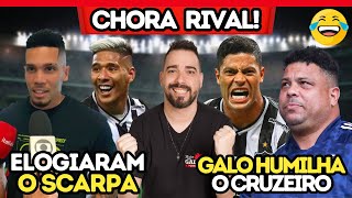 😂 GALO HUMILHA O CRUZEIRO em PESQUISA 🤣 RIVAIS SENTIRAM 🎙️ SCARPA ELOGIADO NO GALO [upl. by Nalek]