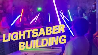 Building A Lightsaber At Savis Workshop disneyworld [upl. by Uile]