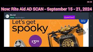 Rite Aid AD SCAN  September 15  21 2024  Earn 5 BC wyb 35  patel7ravi7 [upl. by Beekman]