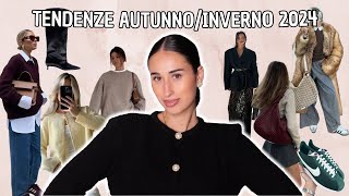 TENDENZE MODA AUTUNNOINVERNO 2024  ARMADIO CAPSULA [upl. by Domonic]