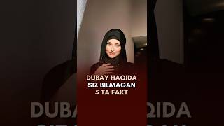 Dubay haqida bunaqasini eshitmagansiz😅 facts dubai uzbek qiziqarli news [upl. by Felicity801]