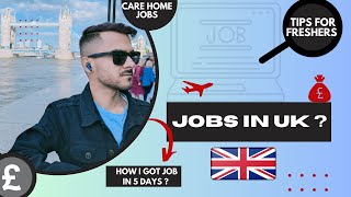 Part Time Jobs in UK for international students  How I Got My Job in 5 Days  Tips for freshers [upl. by Adnarem534]