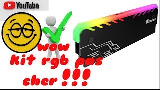 TUTO montage kit RGB mémoire RAM pc [upl. by Ognimod]