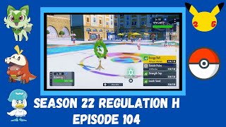 Pokémon ScarletViolet Ranked Online Singles Battles Season 22 Regulation H Episode 104 Arboliva [upl. by Judye]