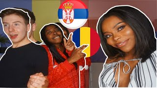 REACTION SERBIA vs ROMANIA Rap Hip Hop RnB Pop [upl. by Oleta570]