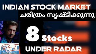 8 stocks in focus അഭ്യന്തര നിക്ഷേപം increasing fiis diis cdsl cams [upl. by Gregorius254]