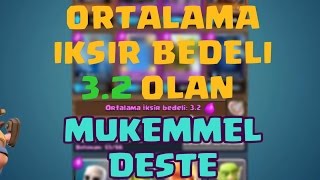 32 İKSİR ORTALAMALI KARA PRENS MİNİ PEKKA DESTESİ  Clash Royale [upl. by Einahpet]