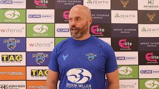 PRE MATCH Liam Finn  Halifax Panthers Vs Whitehaven RLFC Betfred Championship Round Thirteen [upl. by Archy]