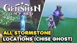 All Stormstone Locations In Genshin Impact Chise Ghost Guide [upl. by Avonasac]