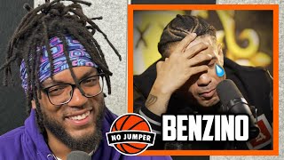 Benzino Starts Crying While Going Off On Eminem At Drink Champs [upl. by Aicilehp]