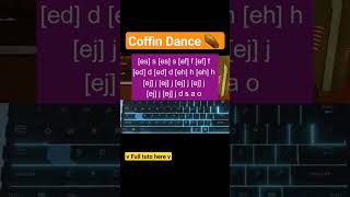 Coffin Dance Easy Roblox Piano Tutorial [upl. by Ardnuyek766]