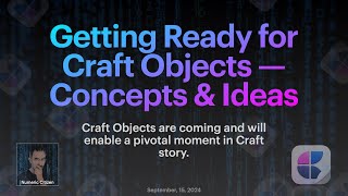 Getting Ready For Craft Objects  Concepts amp Ideas [upl. by Willing664]