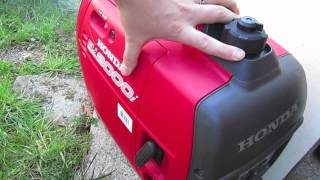 Honda EU2000i generator  starting after winter storage [upl. by Bryanty633]