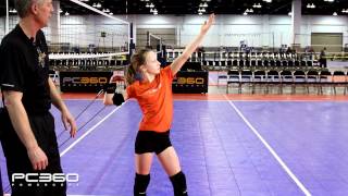 How to Hit a Volleyball  Arm Swing Drills [upl. by Zebadiah]