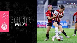 Resumen Atlas vs Chivas  Jornada 16  Liga BBVA MX Femenil [upl. by Glennon692]