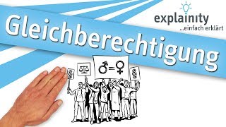 Gleichberechtigung einfach erklärt explainity® Erklärvideo [upl. by Hgielsa]