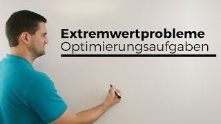 Extremwertprobleme Übersicht Optimierungsaufgaben  Mathe by Daniel Jung [upl. by Babby]