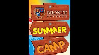 Bronte College Summer Camp 2024 [upl. by Eissolf776]