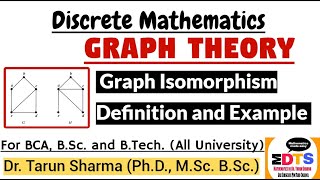 GraphIsomorphism  TheoryofGraph  discretemath discretemathematics [upl. by Yht]