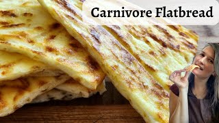 Carnivore AND Keto Flatbread  make it with only 3 INGREDIENTS [upl. by Helena744]