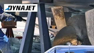 Cleaning The Underbody Of A Yacht [upl. by Nalyk]