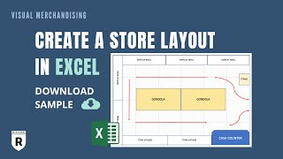 Create a Store Layout in Excel  Retail Dogma [upl. by Sirovat]