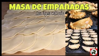 👉🏾Como hacer MASA para EMPANADAS con AGUA Caliente 💥RECETA FACIL💥 [upl. by Oys]